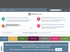 'ceoexpress.com' screenshot