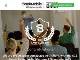 'bankmobiledisbursements.com' screenshot