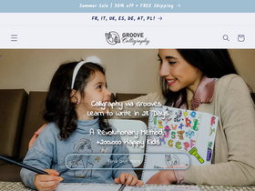 'groovecalligraphy.eu' screenshot