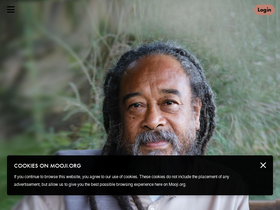 'mooji.org' screenshot