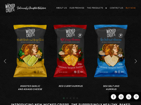 Wicked Crisps website screenshot