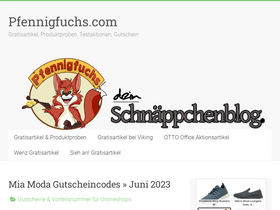'pfennigfuchs.com' screenshot