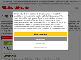 'singleboerse.de' screenshot