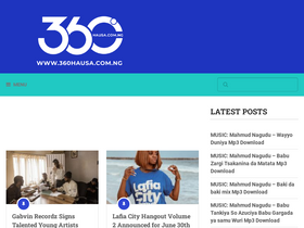 '360hausa.com.ng' screenshot