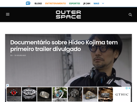 'outerspace.com.br' screenshot