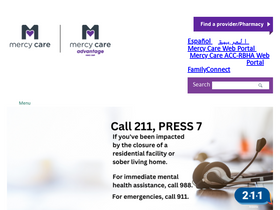 'mercycareaz.org' screenshot