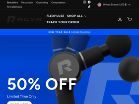 rcvrgolf.com homepage screenshot