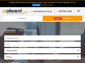 'oferent.com.pl' screenshot