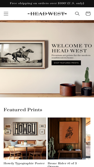 headwestprints.com