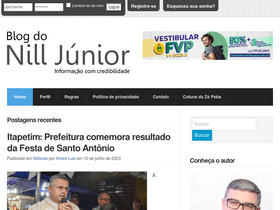 'nilljunior.com.br' screenshot