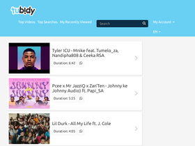 'tubidy.mobi' screenshot