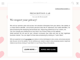 'prescriptionlab.com' screenshot