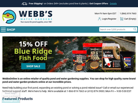 'webbsonline.com' screenshot