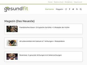 'gesundfit.de' screenshot