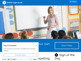 'british-sign.co.uk' screenshot