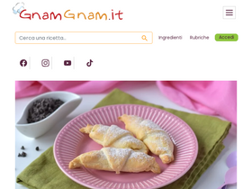 'gnamgnam.it' screenshot