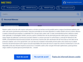 'metro.ro' screenshot