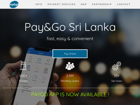 'paygo.lk' screenshot
