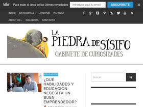 'lapiedradesisifo.com' screenshot