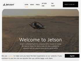 'jetsonaero.com' screenshot