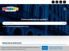 'ma.gov.br' screenshot