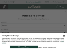 'coffeeb.com' screenshot