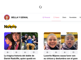 'bellagenial.com' screenshot