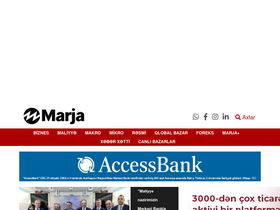 'marja.az' screenshot