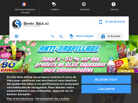 'shin-sekai.fr' screenshot