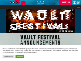 'vaultfestival.com' screenshot