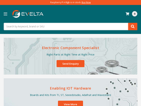 'evelta.com' screenshot