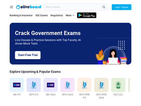 'oliveboard.in' screenshot
