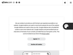 'qconv.com' screenshot