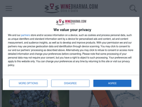 'winedharma.com' screenshot