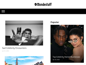 'mondestuff.com' screenshot