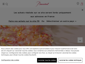 'baccarat.fr' screenshot