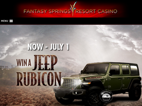 'fantasyspringsresort.com' screenshot