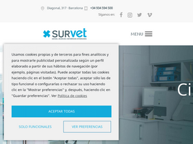 'urgenciesveterinaries.com' screenshot