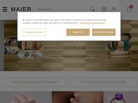 'maier.fr' screenshot