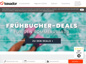 'travador.com' screenshot