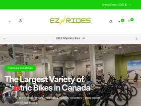 e-RIDES homepage screenshot
