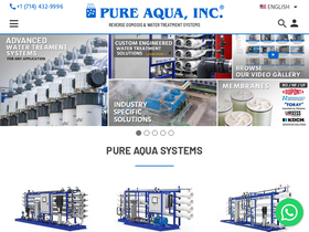 'pureaqua.com' screenshot