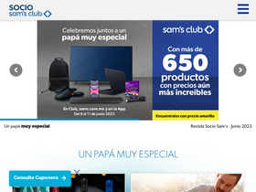 'revistasociosams.com' screenshot