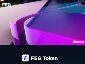 'fegtoken.com' screenshot