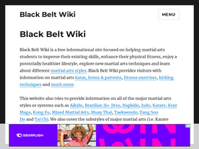 'blackbeltwiki.com' screenshot
