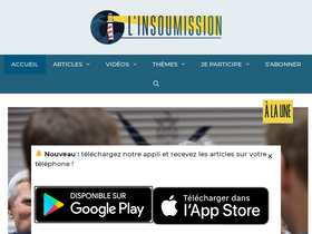 'linsoumission.fr' screenshot