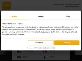 'schiedel.com' screenshot