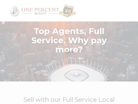 onepercentrealty.com