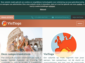 'viatioga.nl' screenshot
