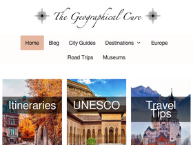 'thegeographicalcure.com' screenshot
